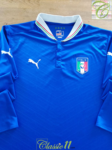 2012/13 Italy Home Long Sleeve Football Shirt