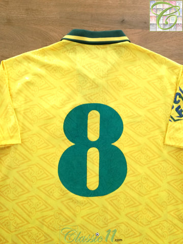 1991/92 Brazil Home Football Shirt #8