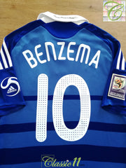 2008/09 France Home 'World Cup qualifiers' Football Shirt Benzema #10