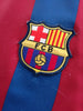 2005/06 Barcelona Home La Liga Football Shirt Larsson #7 (S)