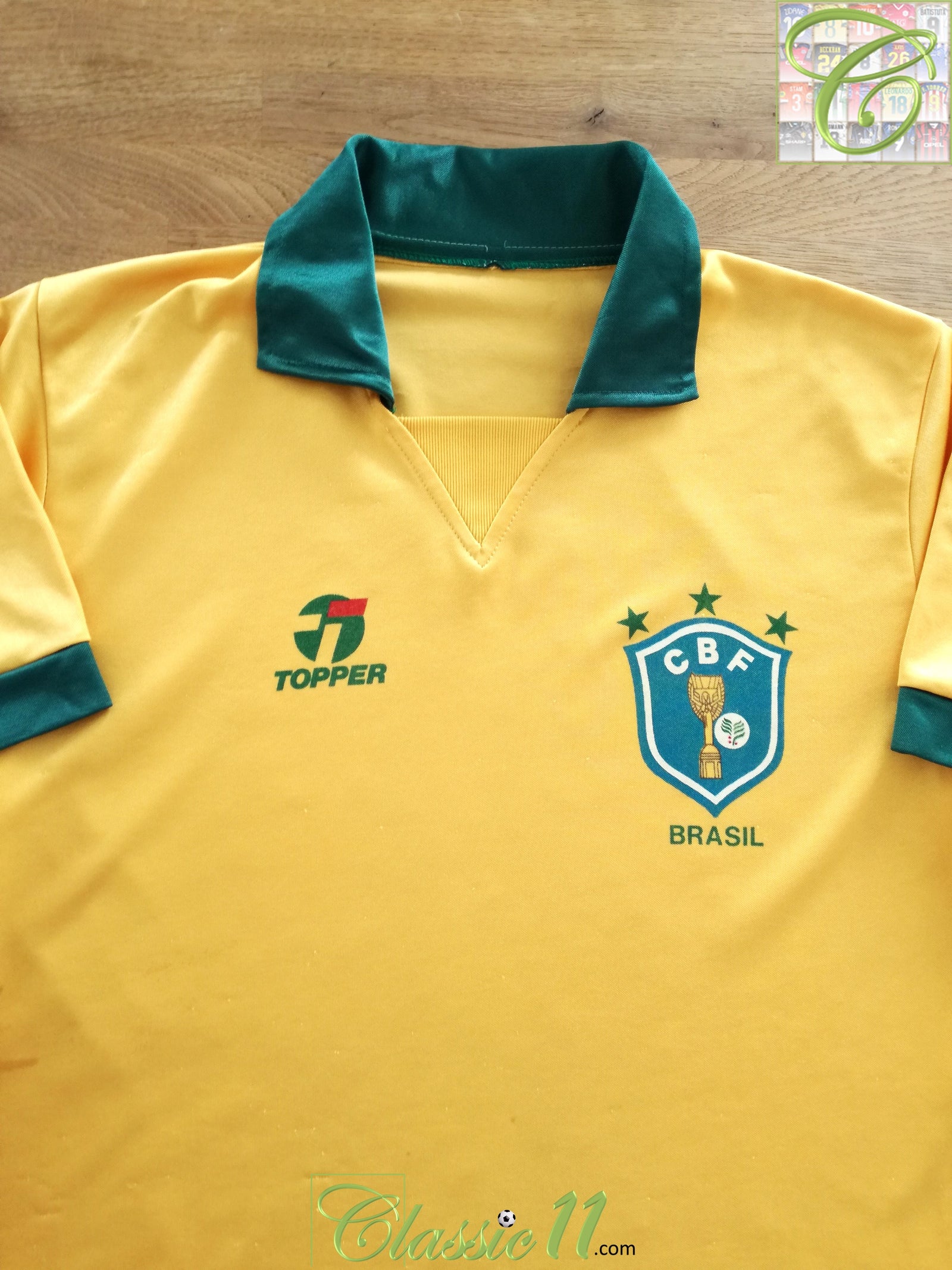 1988/89 Brazil Home Football Shirt