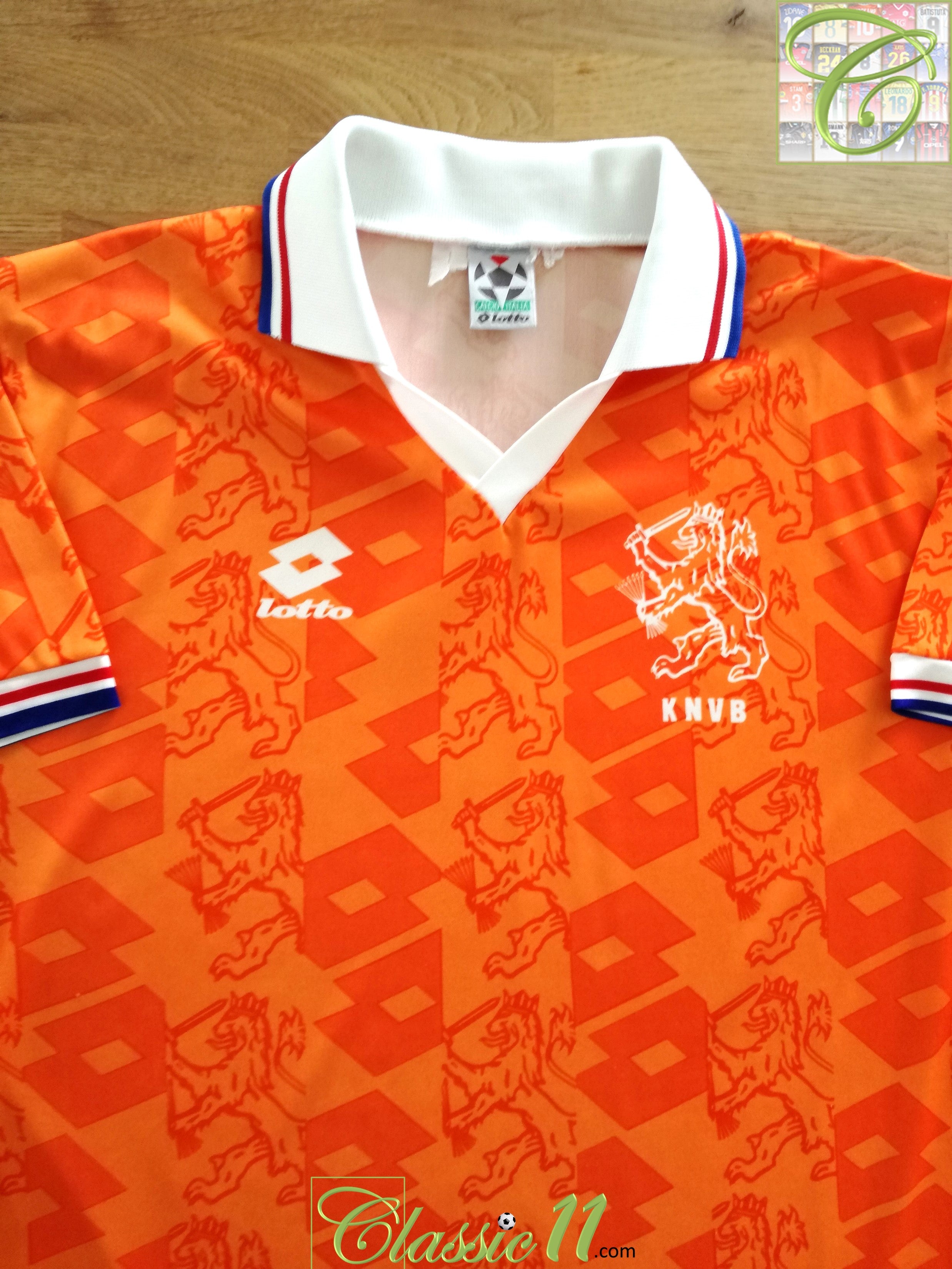 1993/94 Netherlands Home Football Shirt