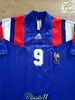 1992 France Home Football Shirt Papin #9