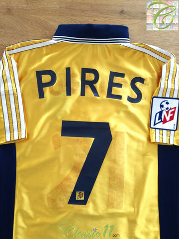 1998/99 Marseille 3rd Centenary Football Shirt Pires #7 (S)