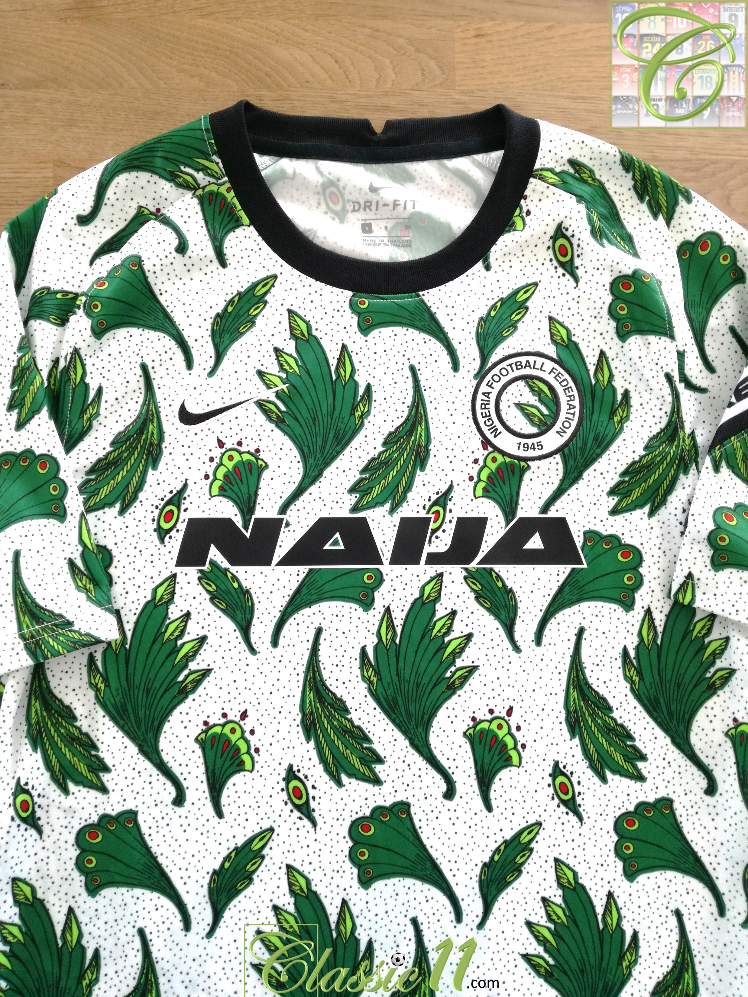 2020/21 Nigeria Pre Match Football Training Shirt