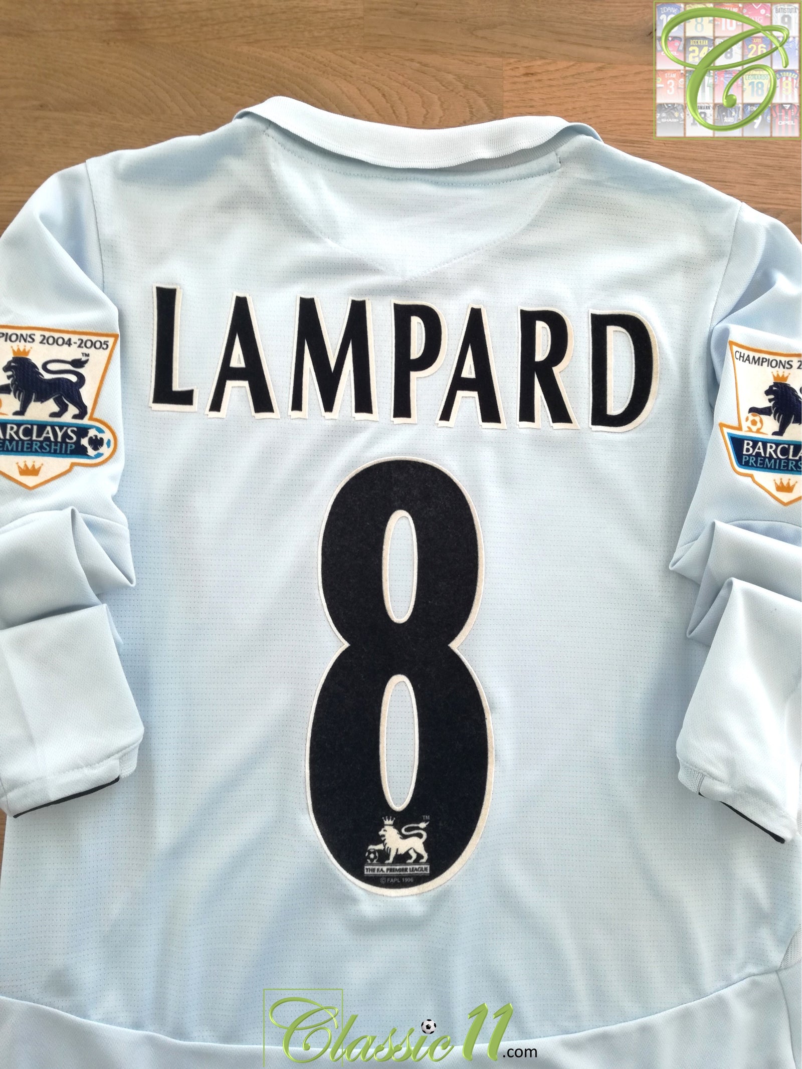 2005/06 Chelsea Away Premier League Football Shirt. Lampard #8 (Kids)