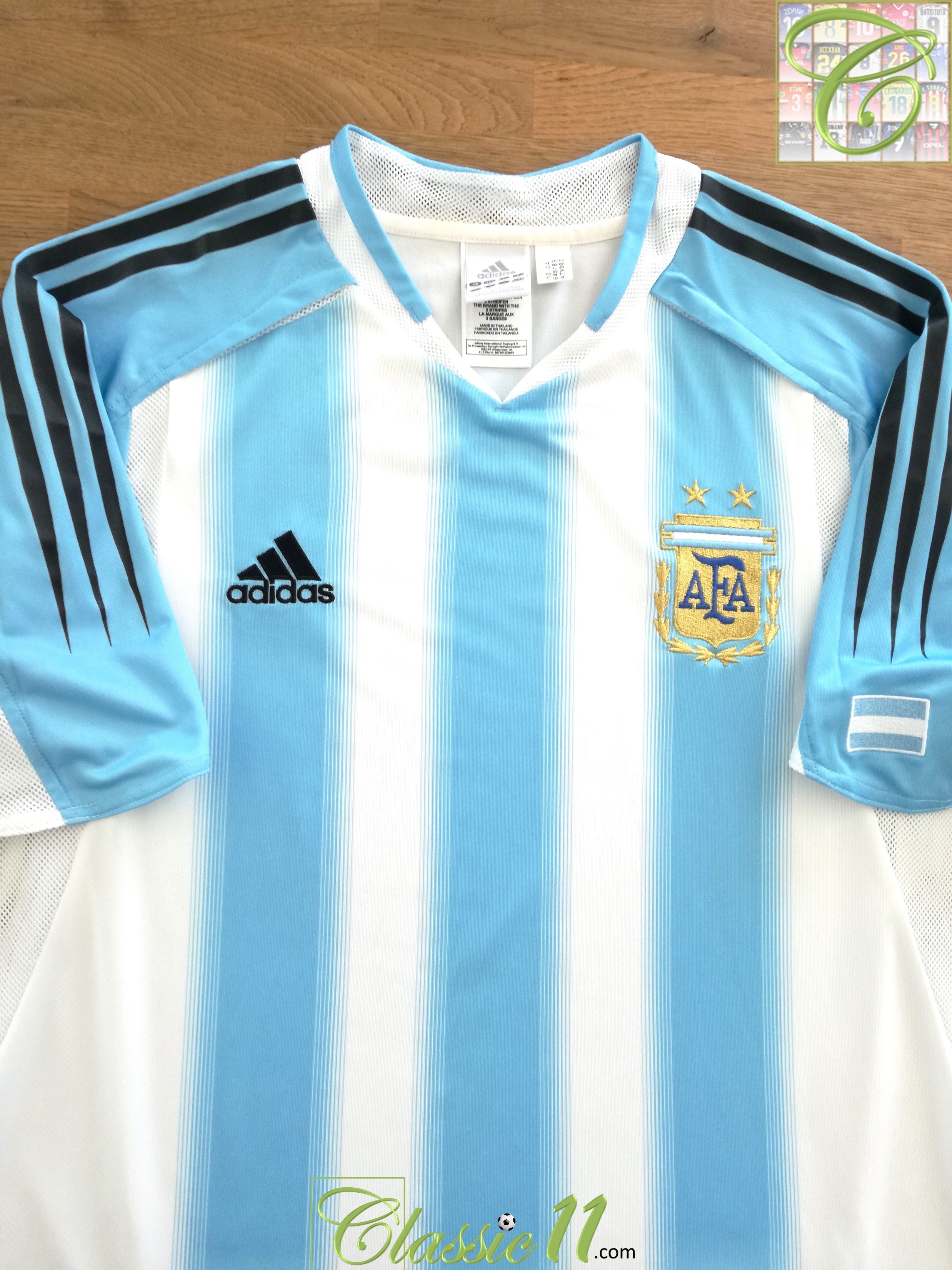 2004/05 Argentina Home Football Shirt