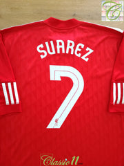 2010/11 Liverpool Home Football Shirt Suarez #7 