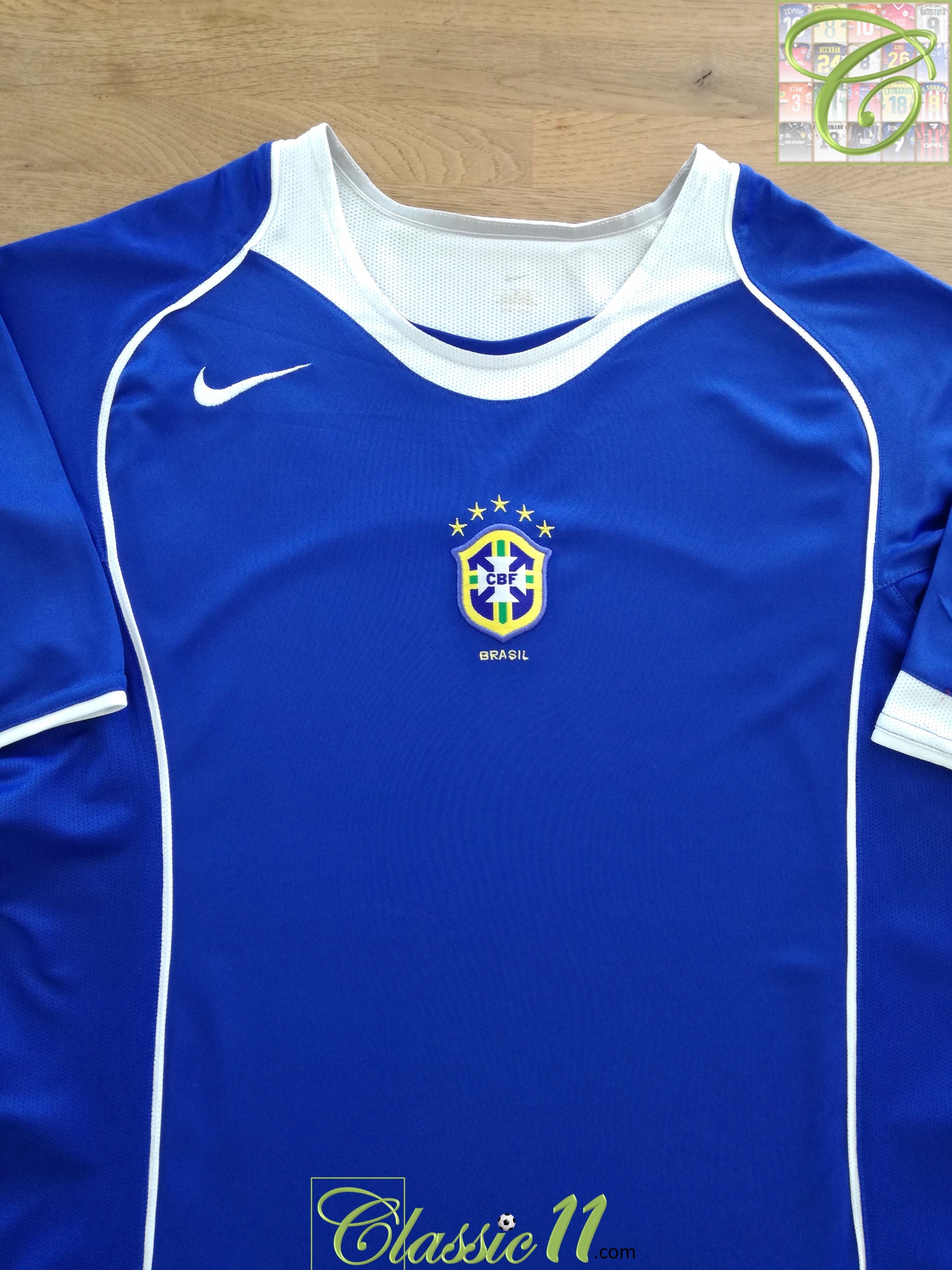 2004/05 Brazil Away Football Shirt