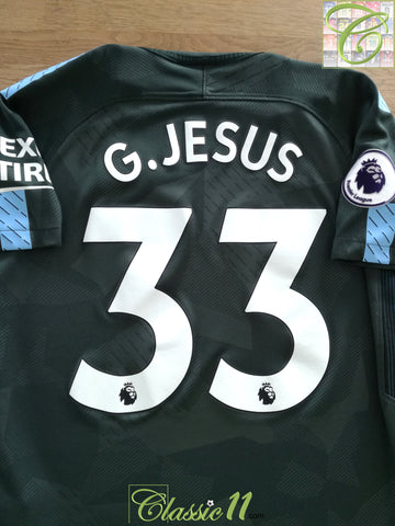 2017/18 Man City 3rd Premier League Football Shirt G.Jesus #33