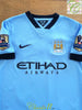 2014/15 Man City Home Premier League Football Shirt