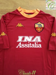 2000/01 Roma Home Football Shirt