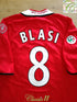 2001/02 Perugia Home Serie A Football Shirt Blasi #8