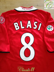 2001/02 Perugia Home Serie A Football Shirt Blasi #8