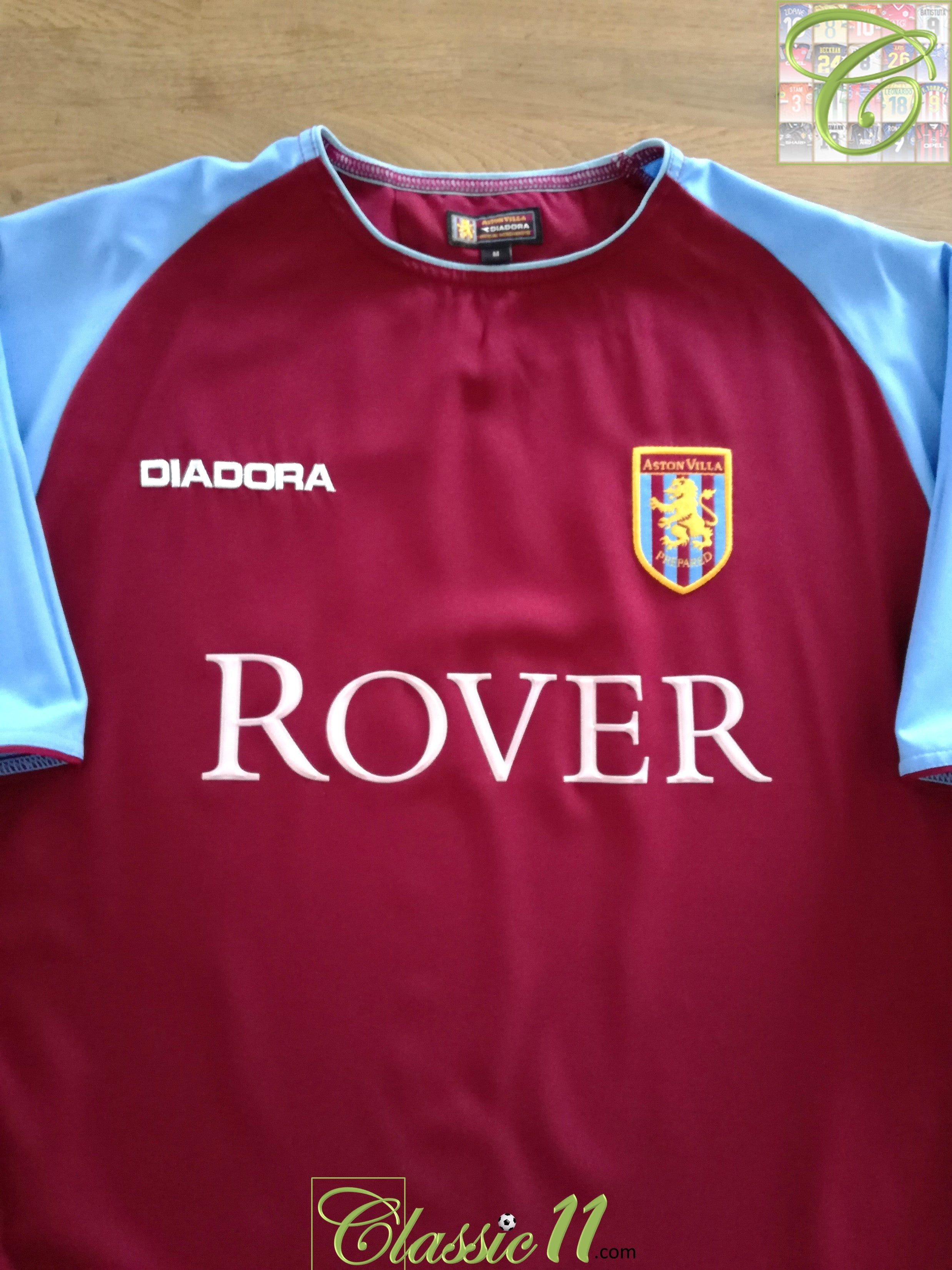 2003/04 Aston Villa Home Football Shirt (M)