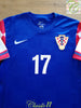 2010/11 Croatia Away Player Issue Football Shirt Mandžukić #17