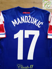 2010/11 Croatia Away Player Issue Football Shirt Mandžukić #17