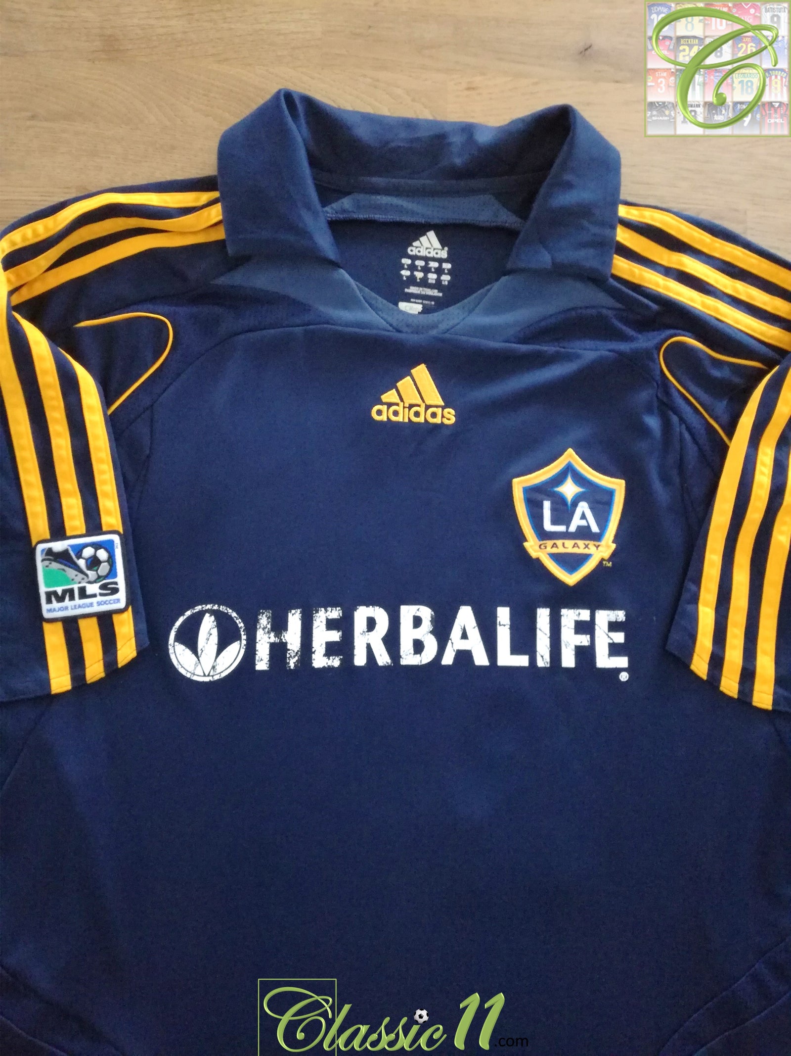 2007 LA Galaxy Away MLS Football Shirt Beckham #23 (L)