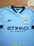 2014/15 Man City Home Football Shirt