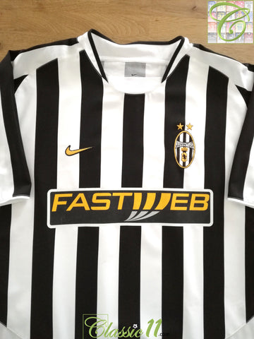 2003/04 Juventus Home Football Shirt 