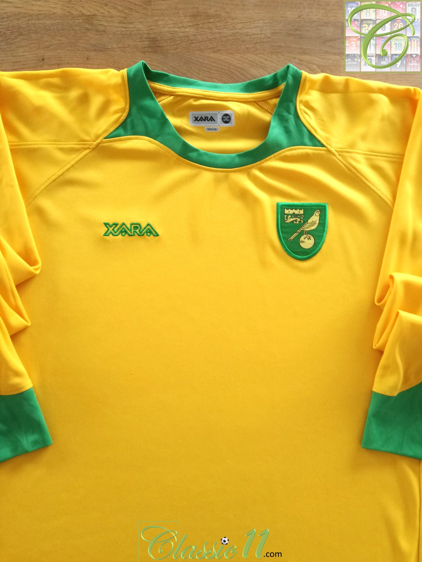 2008/09 Norwich City Home Long Sleeve Football Shirt