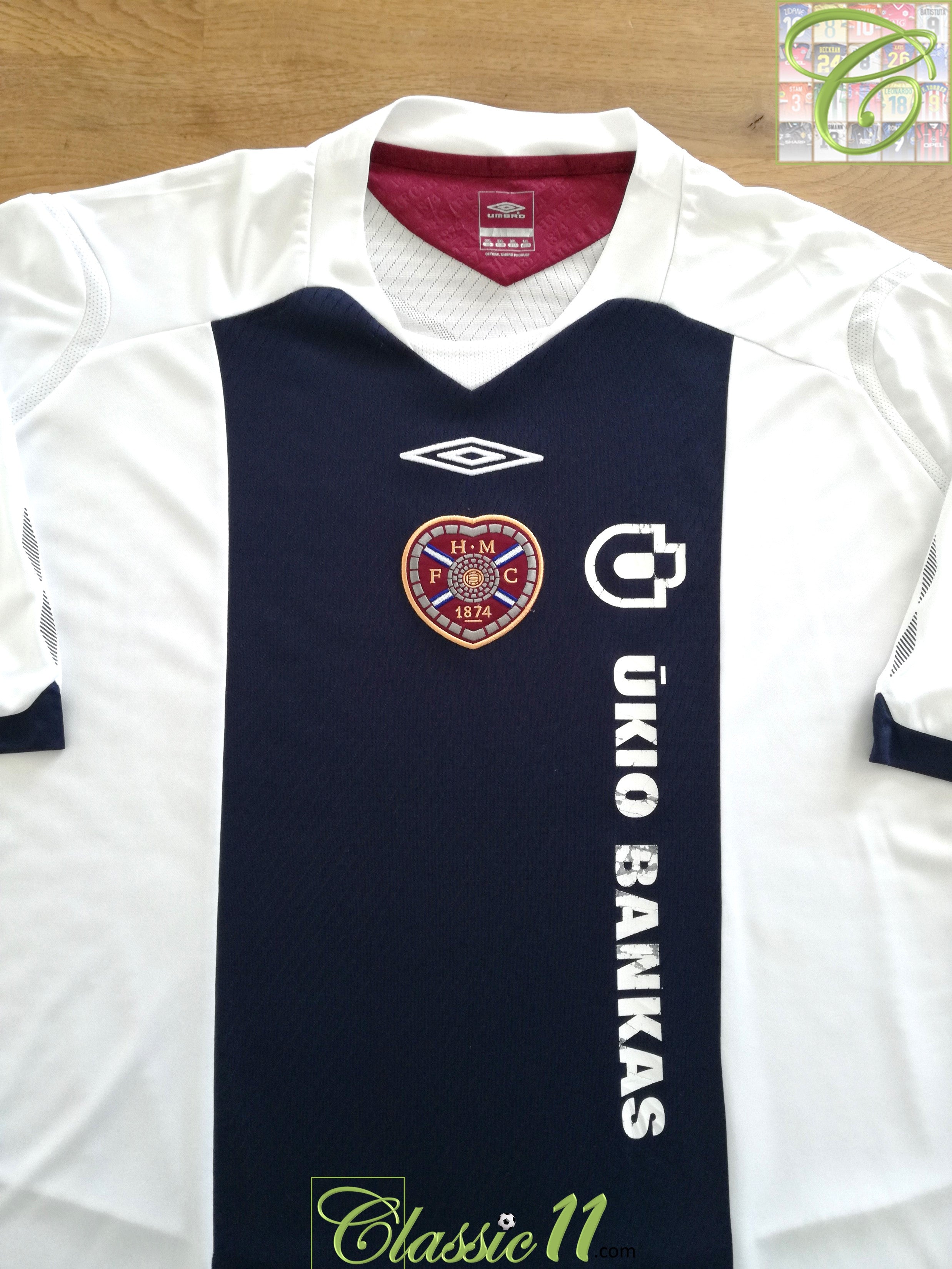 2008/09 Hearts Away Football Shirt