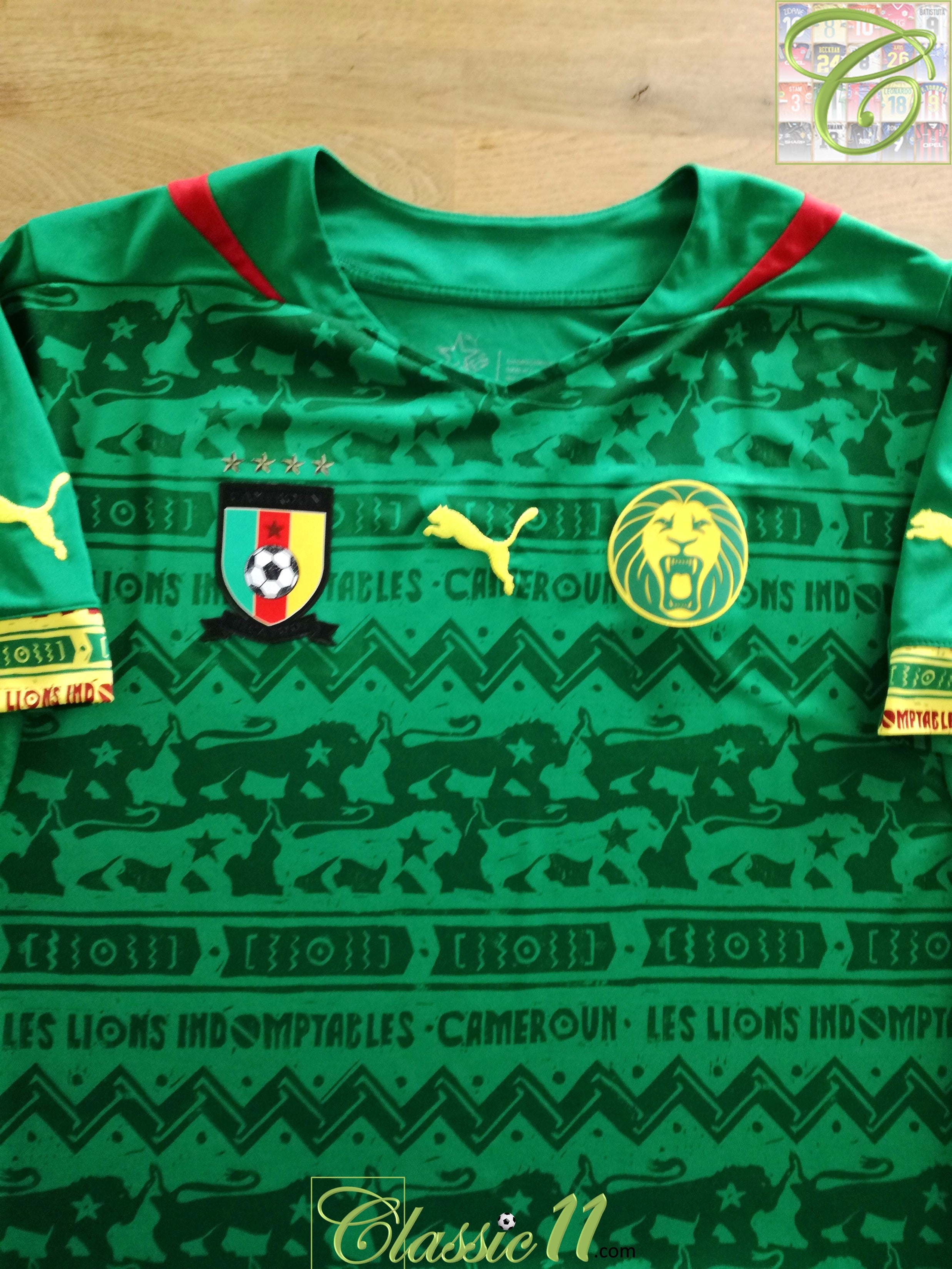 2014/15 Cameroon Home Football Shirt