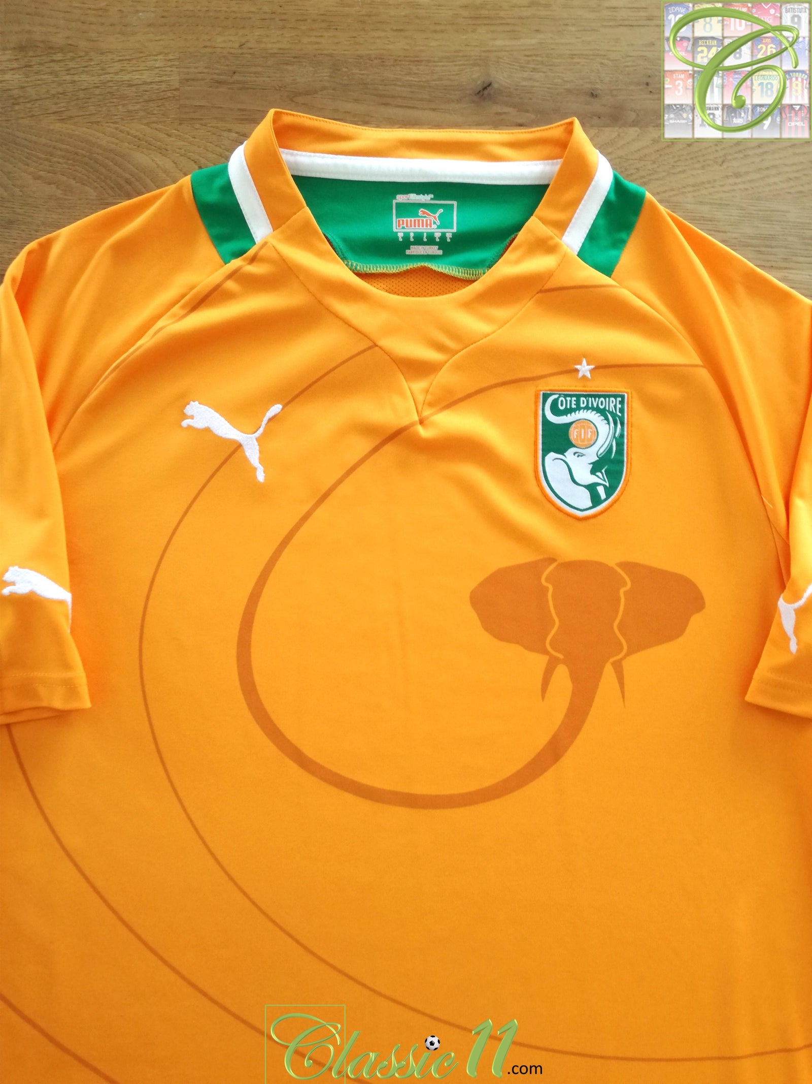 2011/12 Ivory Coast Home Football Shirt