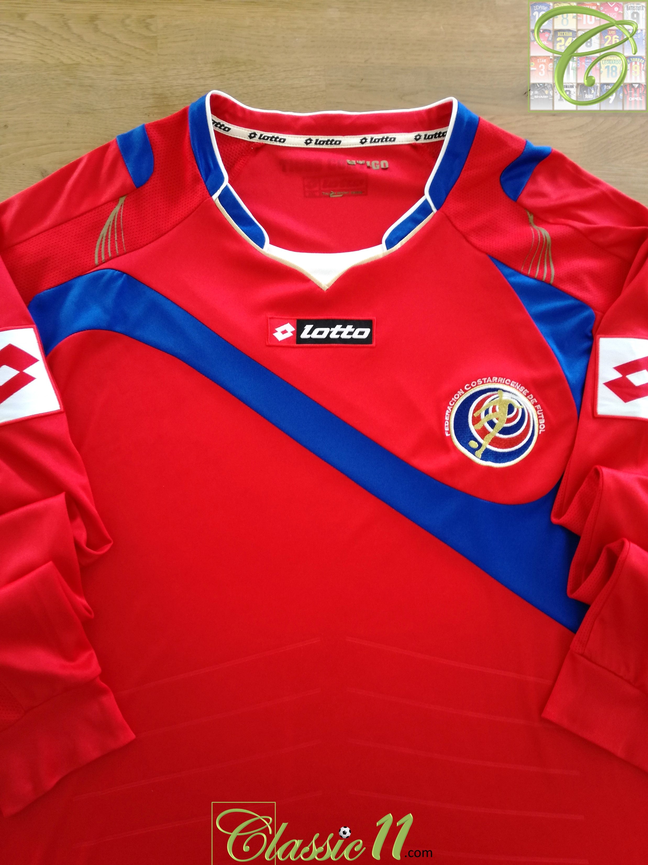 2014/15 Costa Rica Home Long Sleeve Football Shirt