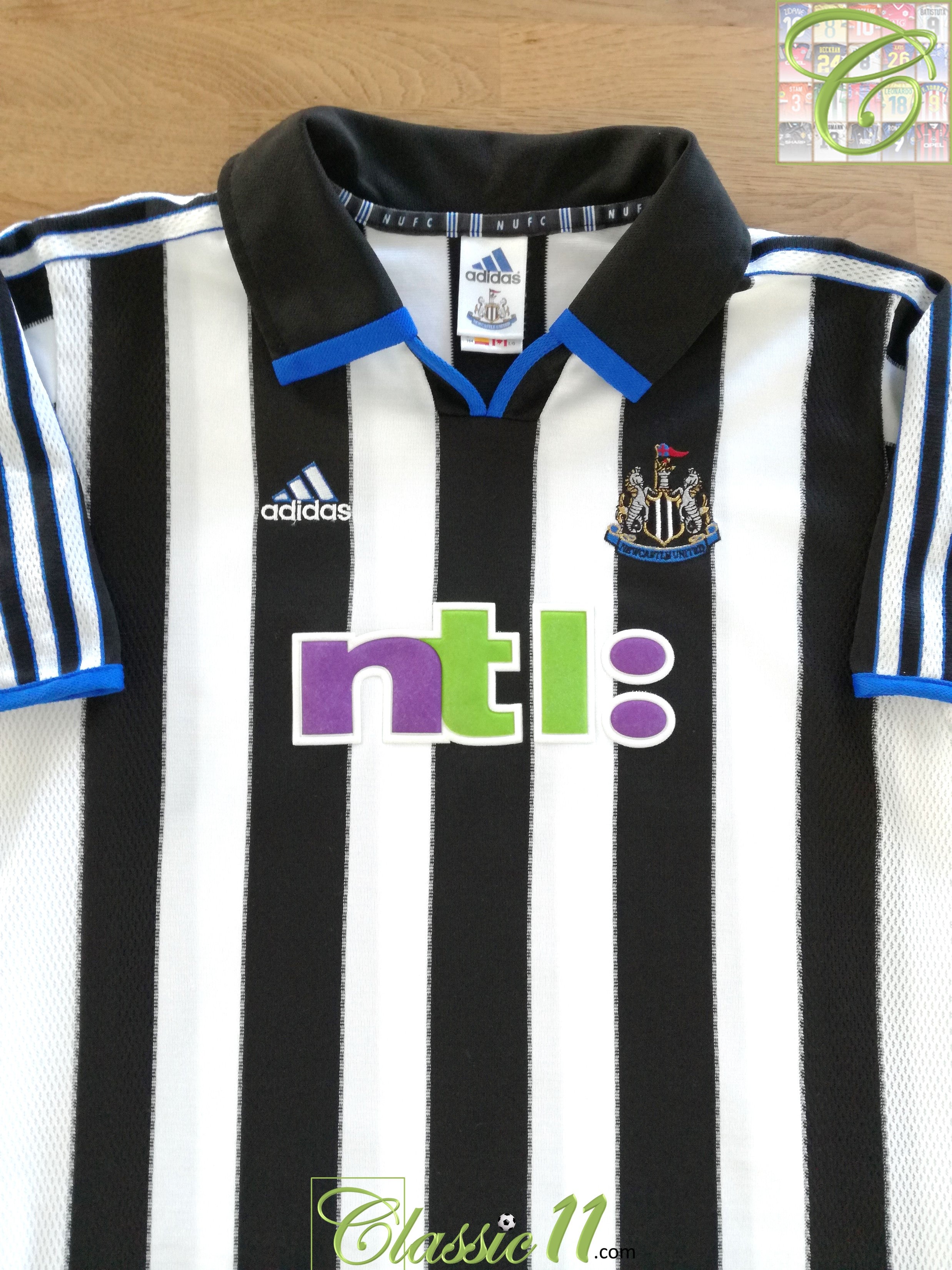 2000/01 Newcastle Utd Home Football Shirt (L)