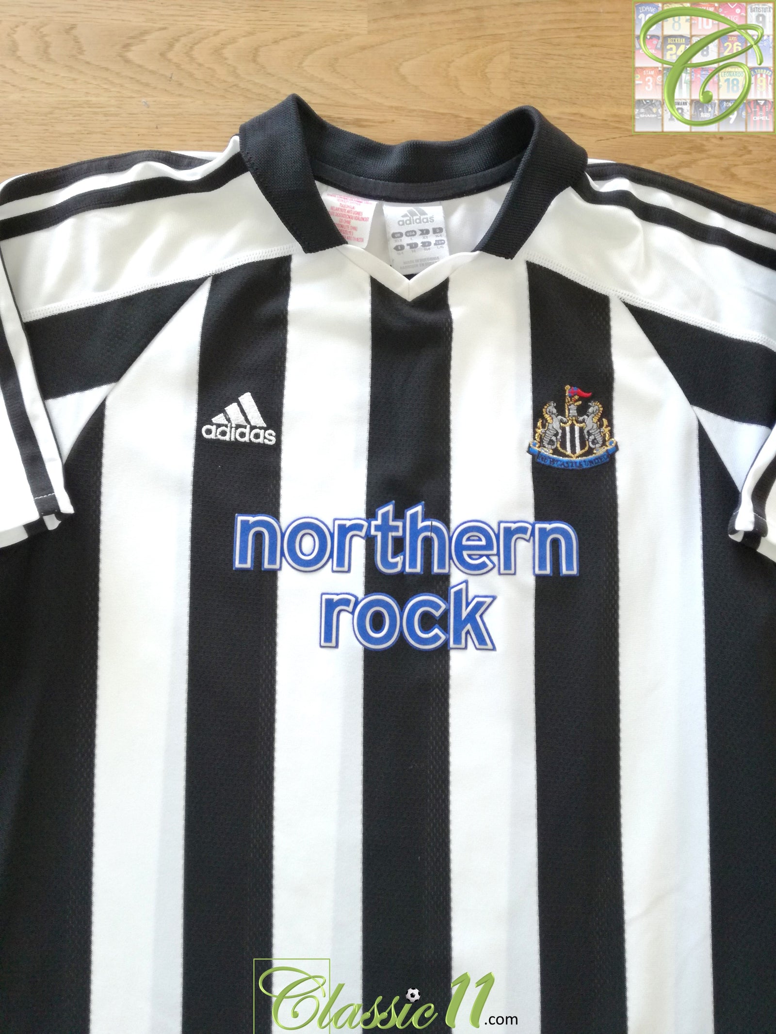 2003/04 Newcastle Utd Home Premier League Football Shirt