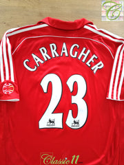 2006/07 Liverpool Home Premier League Football Shirt Carragher #23