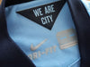 2014/15 Man City Home Premier League Football Shirt Silva #21 (B)