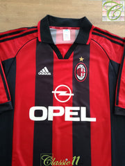 1998/99 AC Milan Home Football Shirt