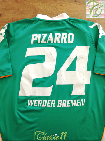 2007/08 Werder Bremen Home Football Shirt Pizarro #24