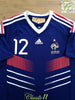 2009/10 France Home Football Shirt Henry #12