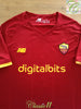 2021/22 Roma Home Football Shirt