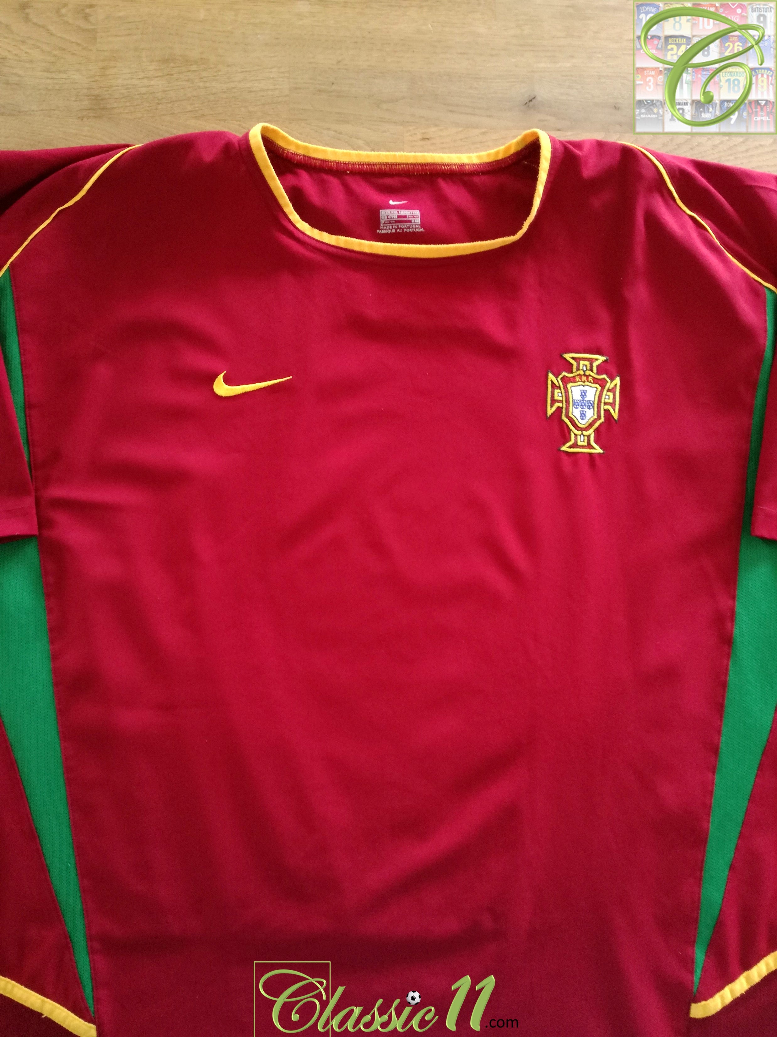 2002/03 Portugal Home Football Shirt