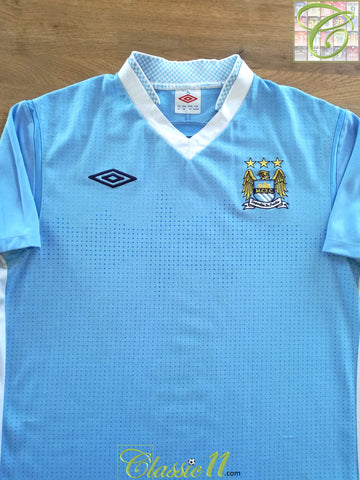 2011/12 Man City Home Football Shirt