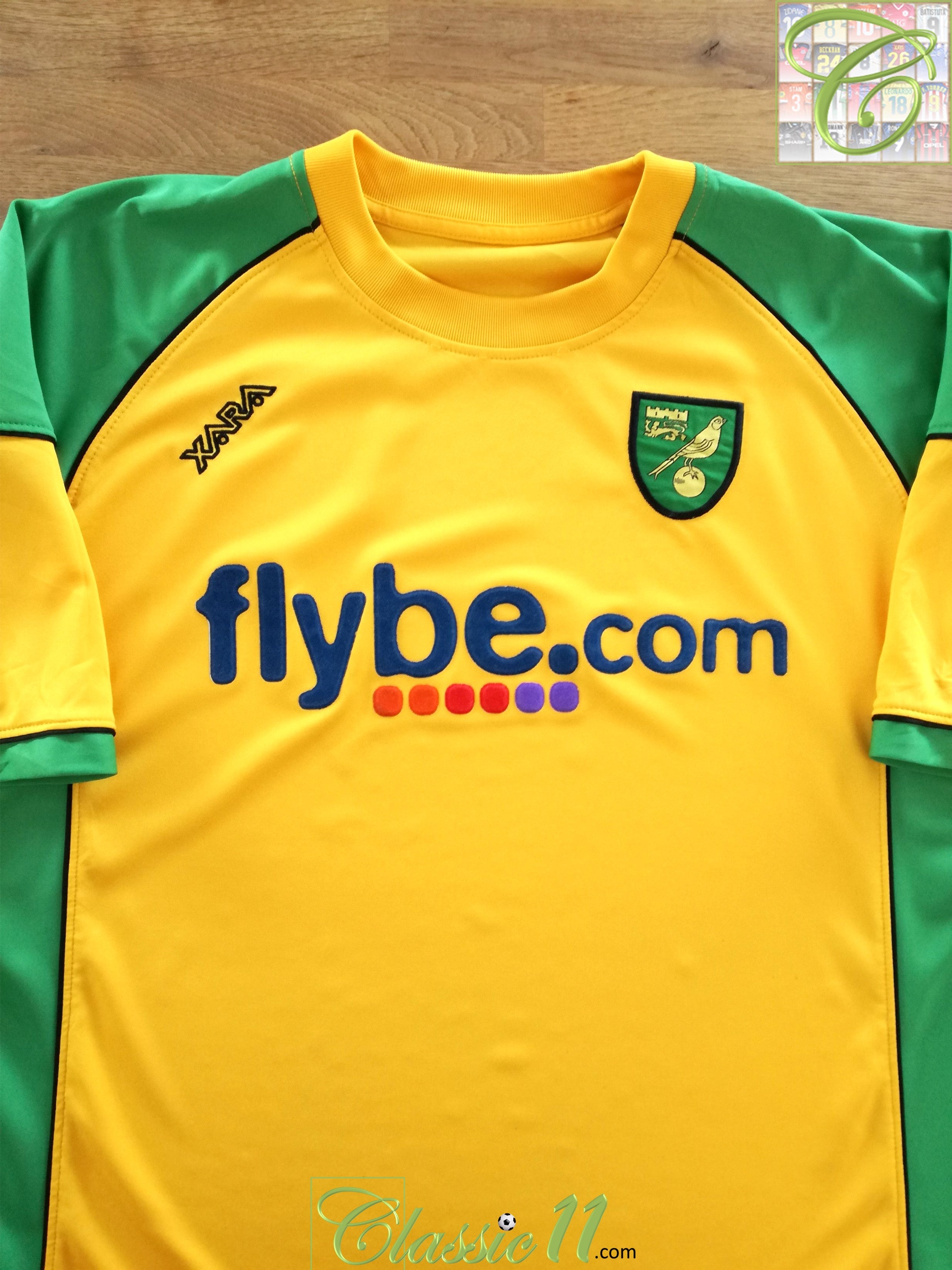 2006/07 Norwich City Home Football Shirt