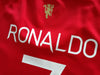 2021/22 Man Utd Home Football Shirt Ronaldo #7 (W) (M)