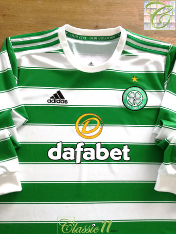 2021/22 Celtic Home Long Sleeve Football Shirt