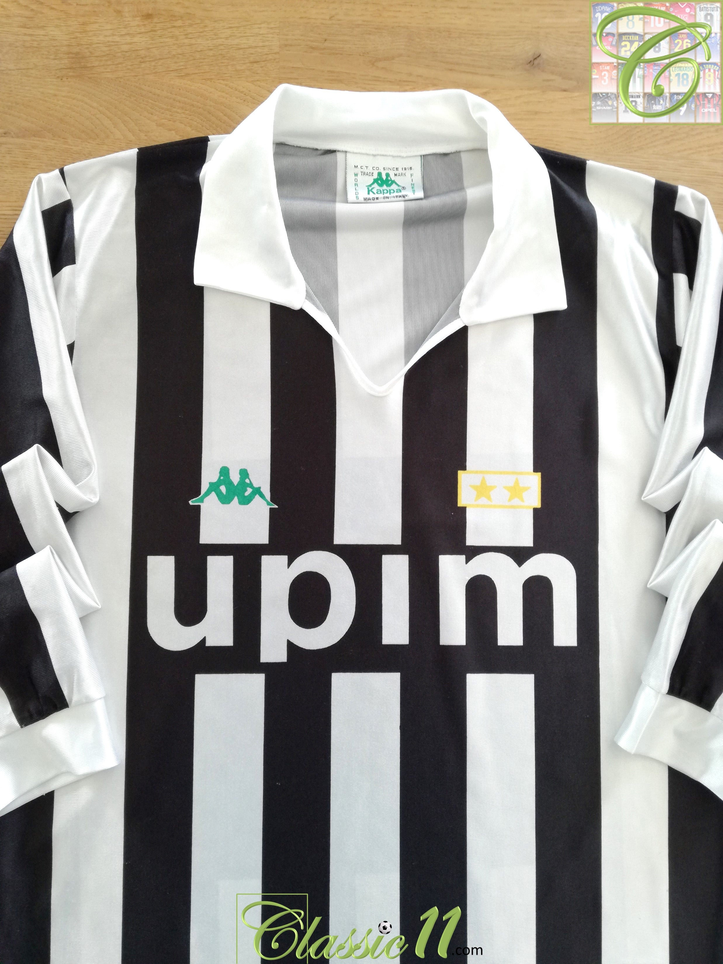 1990/91 Juventus Home Basic Long Sleeve Football Shirt