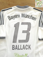 2002/03 Bayern Munich Away Football Shirt Ballack #13