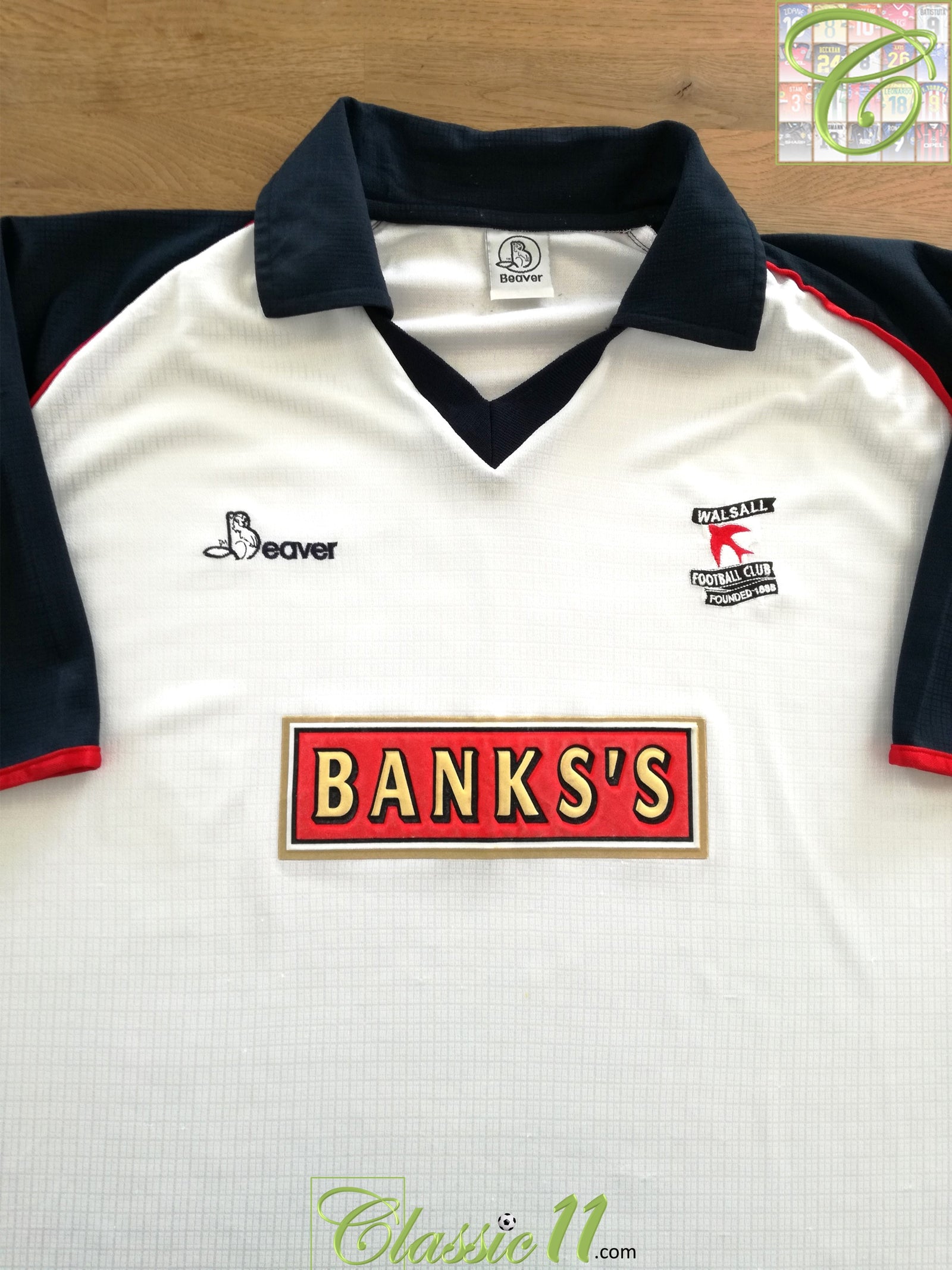 2000/01 Walsall Away Football Shirt