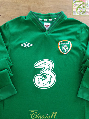 2012/13 Republic of Ireland Home Football Shirt. (M) (L)