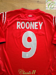 2004/05 England Away Football Shirt Rooney #9