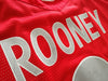 2004/05 England Away Football Shirt Rooney #9 (L)