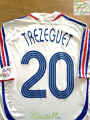 2006/07 France Away Football Shirt Trezeguet #20