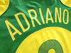 2004/05 Brazil Home 'World Cup Qualifiers' Football Shirt Adriano #9 (L)